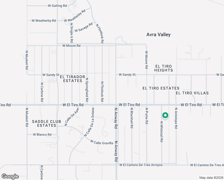 map of restaurants, bars, coffee shops, grocery stores, and more near 12510 North Flintlock Road in Marana