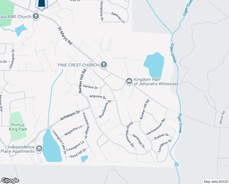 map of restaurants, bars, coffee shops, grocery stores, and more near 1502 Alamo Drive in Columbus