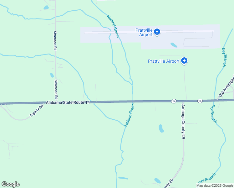 map of restaurants, bars, coffee shops, grocery stores, and more near 1474 Alabama 14 in Prattville