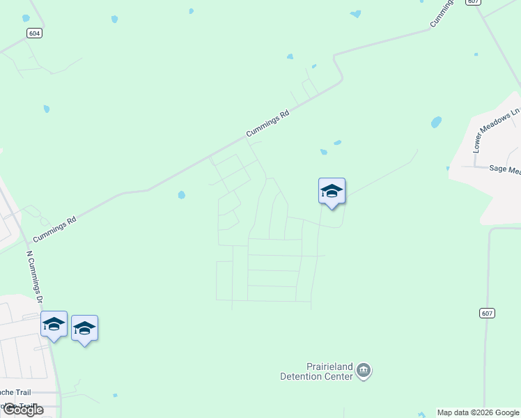 map of restaurants, bars, coffee shops, grocery stores, and more near 7917 Cummings Road in Alvarado