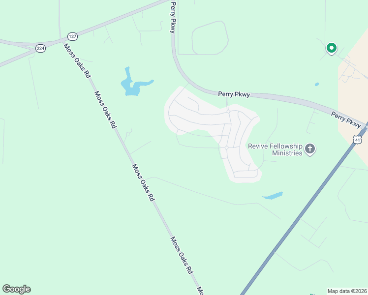 map of restaurants, bars, coffee shops, grocery stores, and more near 410 Harrow Drive in Perry