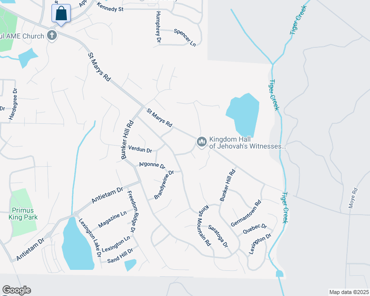 map of restaurants, bars, coffee shops, grocery stores, and more near 1513 Alamo Drive in Columbus