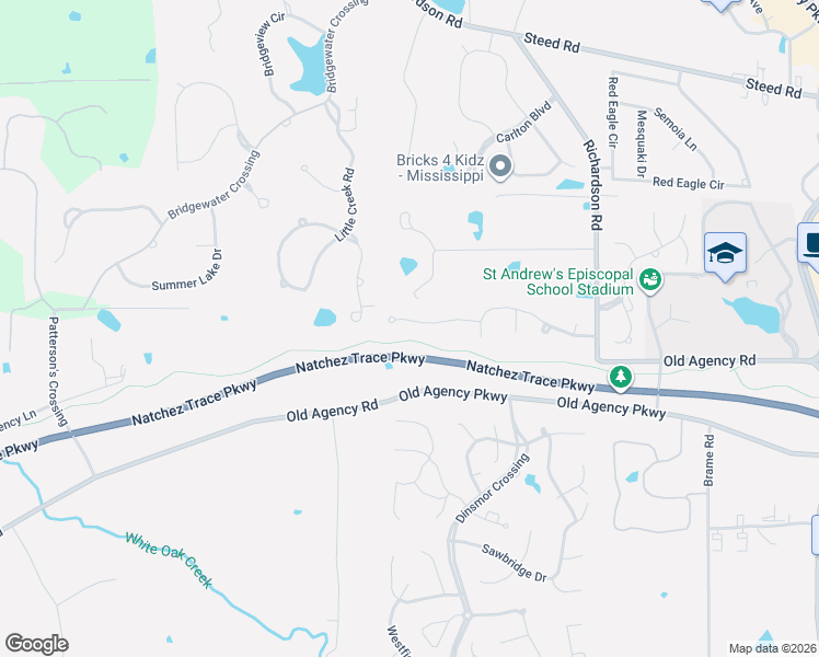 map of restaurants, bars, coffee shops, grocery stores, and more near 112 Cirencester Drive in Ridgeland