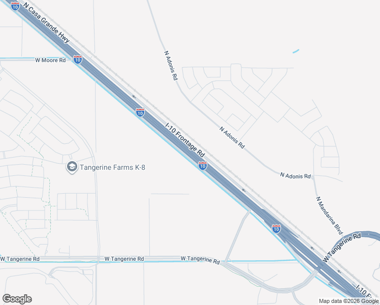 map of restaurants, bars, coffee shops, grocery stores, and more near 12445 North Casa Grande Highway in Marana