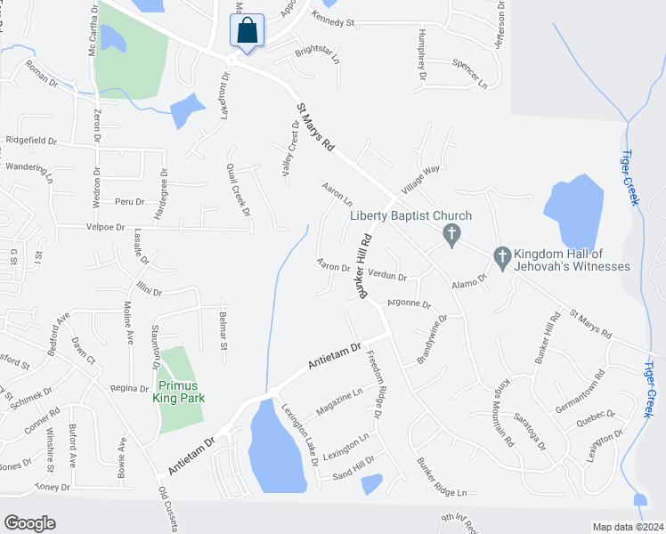 map of restaurants, bars, coffee shops, grocery stores, and more near 5017 Aaron Drive in Columbus