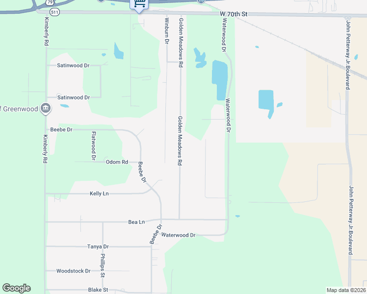 map of restaurants, bars, coffee shops, grocery stores, and more near 7355 Golden Meadows Road in Greenwood