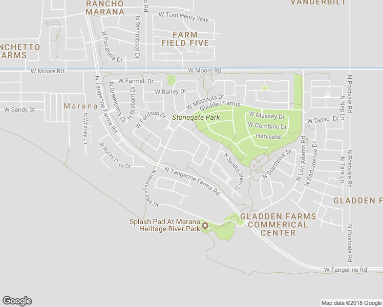 map of restaurants, bars, coffee shops, grocery stores, and more near 11608 West Granville Drive in Marana