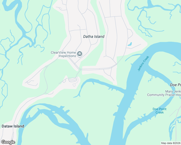 map of restaurants, bars, coffee shops, grocery stores, and more near 535 Island Circle East in Saint Helena Island