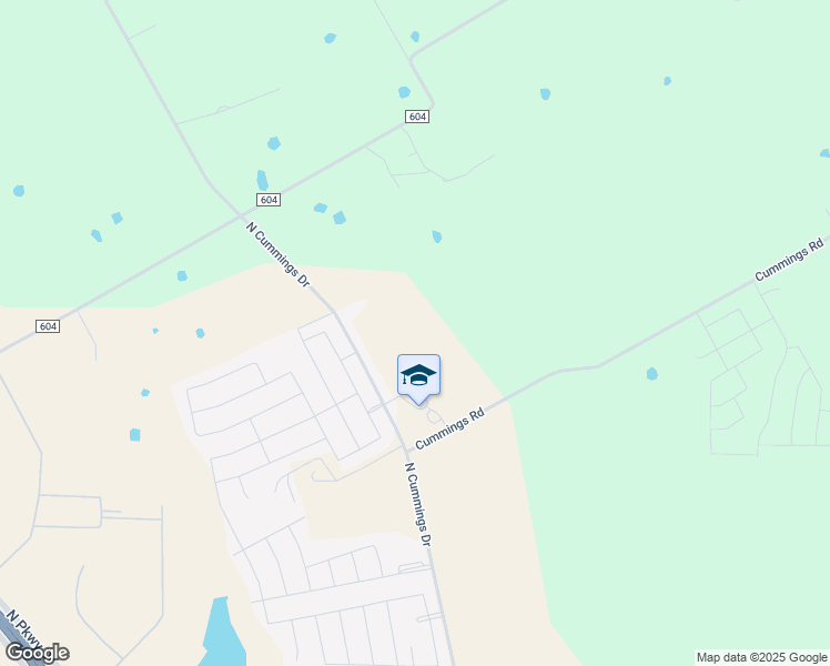 map of restaurants, bars, coffee shops, grocery stores, and more near 1700 North Cummings Drive in Alvarado