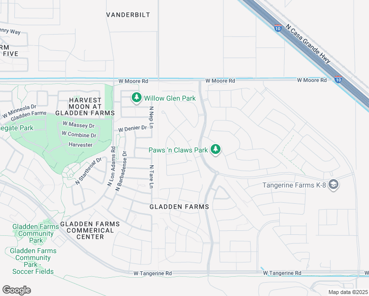 map of restaurants, bars, coffee shops, grocery stores, and more near 12000-12798 North Postvale Road in Marana