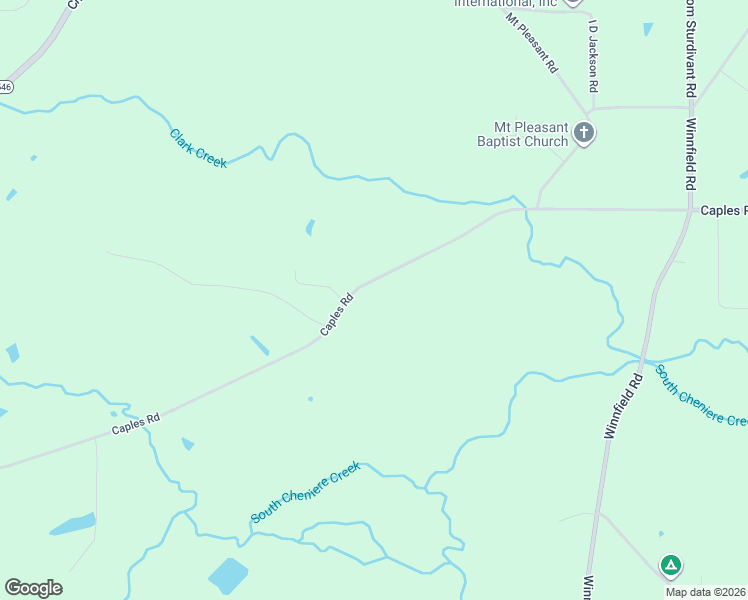 map of restaurants, bars, coffee shops, grocery stores, and more near 3079 Caples Road in West Monroe