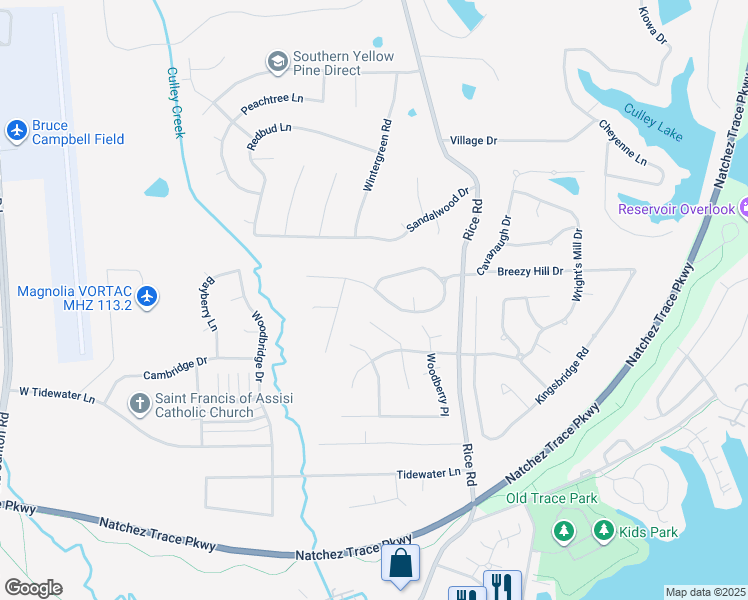 map of restaurants, bars, coffee shops, grocery stores, and more near 157 Woods Crossing Boulevard in Madison
