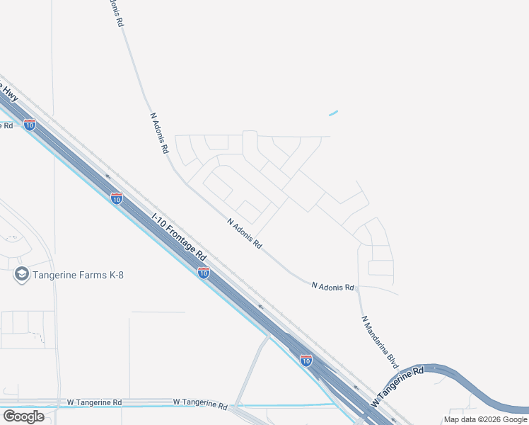 map of restaurants, bars, coffee shops, grocery stores, and more near 9600 Interstate 10 Frontage Road in Marana