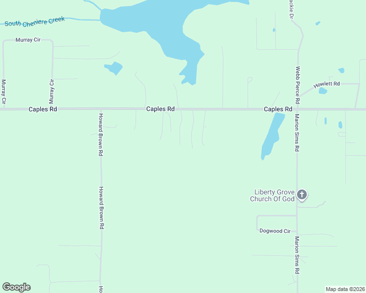 map of restaurants, bars, coffee shops, grocery stores, and more near 1605 Caples Road in West Monroe
