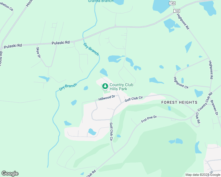 map of restaurants, bars, coffee shops, grocery stores, and more near 2 Woodrum Place in Statesboro