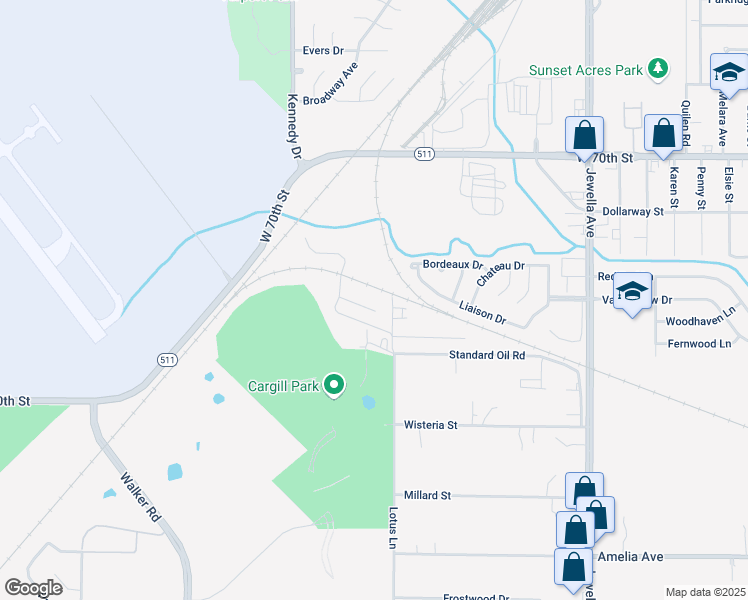 map of restaurants, bars, coffee shops, grocery stores, and more near 3111 Moore Station Road in Shreveport