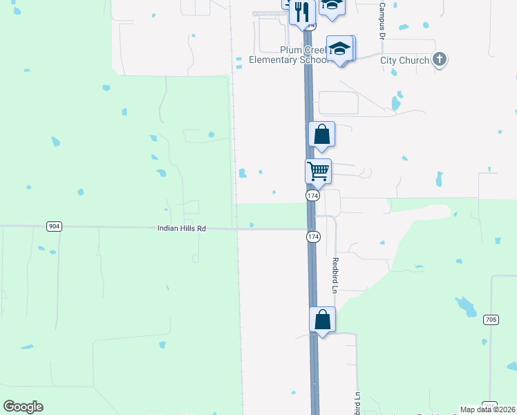 map of restaurants, bars, coffee shops, grocery stores, and more near 1616 Cr 913 in Joshua
