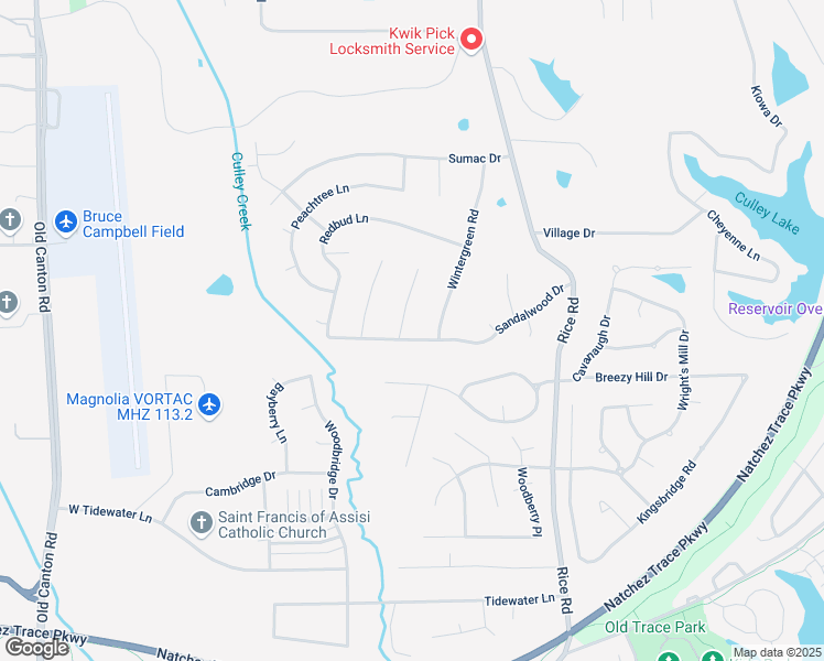 map of restaurants, bars, coffee shops, grocery stores, and more near 100 Cotton Wood Drive in Madison