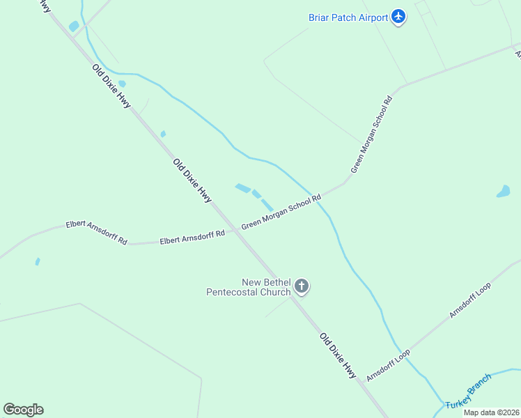 map of restaurants, bars, coffee shops, grocery stores, and more near 131 Green Morgan School Road in Springfield