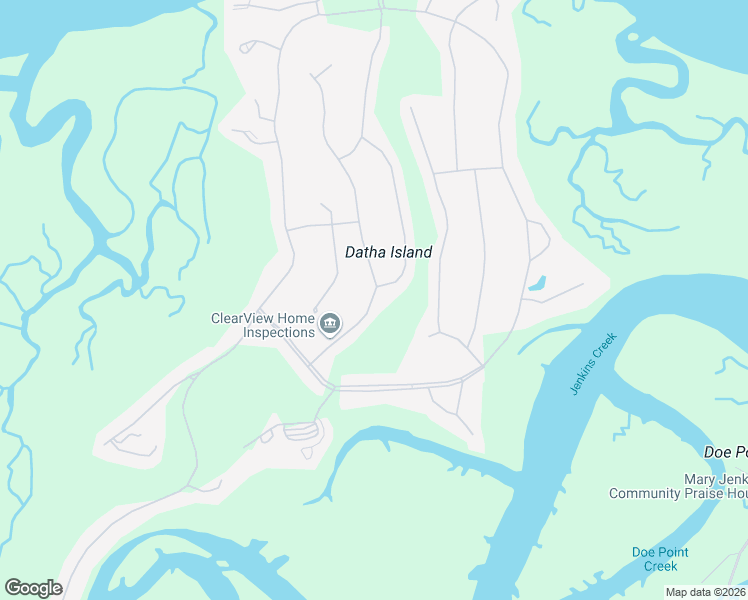 map of restaurants, bars, coffee shops, grocery stores, and more near 307 Westbrook Road in Saint Helena Island