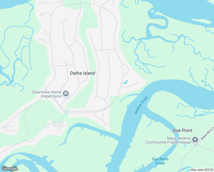 map of restaurants, bars, coffee shops, grocery stores, and more near 624 South Reeve Road in Saint Helena Island