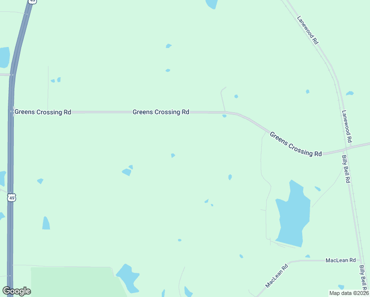 map of restaurants, bars, coffee shops, grocery stores, and more near 1239-2085 Greens Crossing Road in Jackson