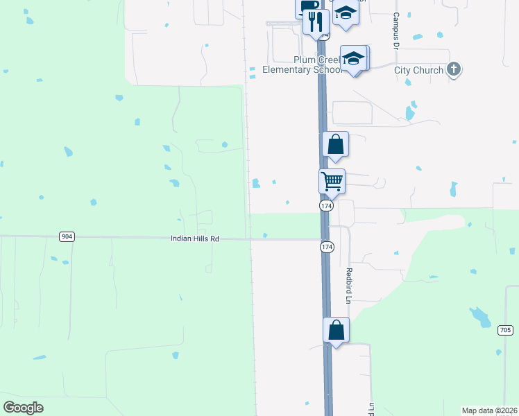 map of restaurants, bars, coffee shops, grocery stores, and more near 1616 Cr 913 in Joshua