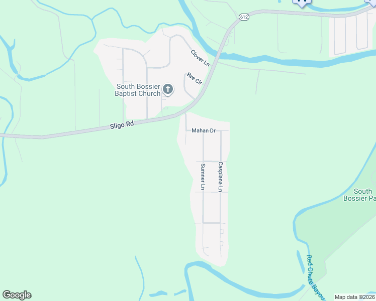 map of restaurants, bars, coffee shops, grocery stores, and more near 5675 Bittersweet Drive in Bossier City