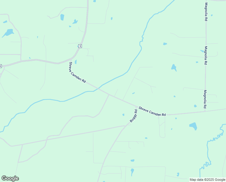 map of restaurants, bars, coffee shops, grocery stores, and more near 571 Shreve Camden Road in Waskom