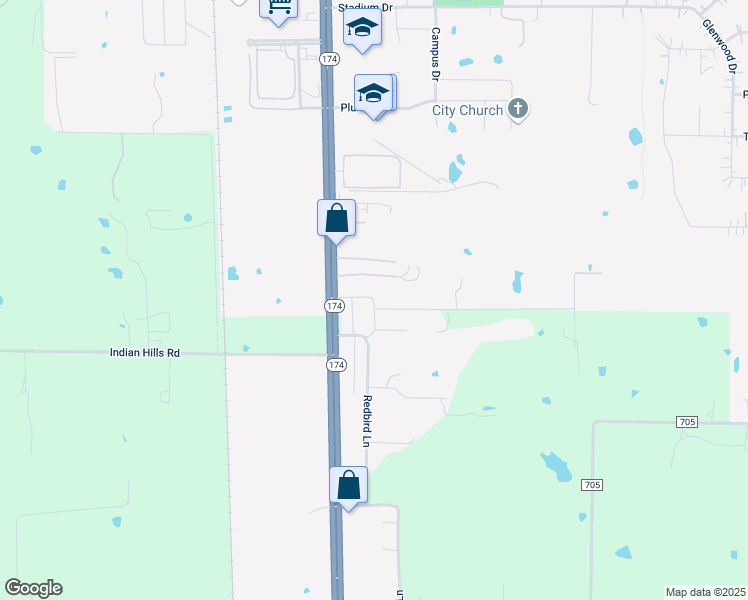 map of restaurants, bars, coffee shops, grocery stores, and more near 1605 Dragon Road in Joshua