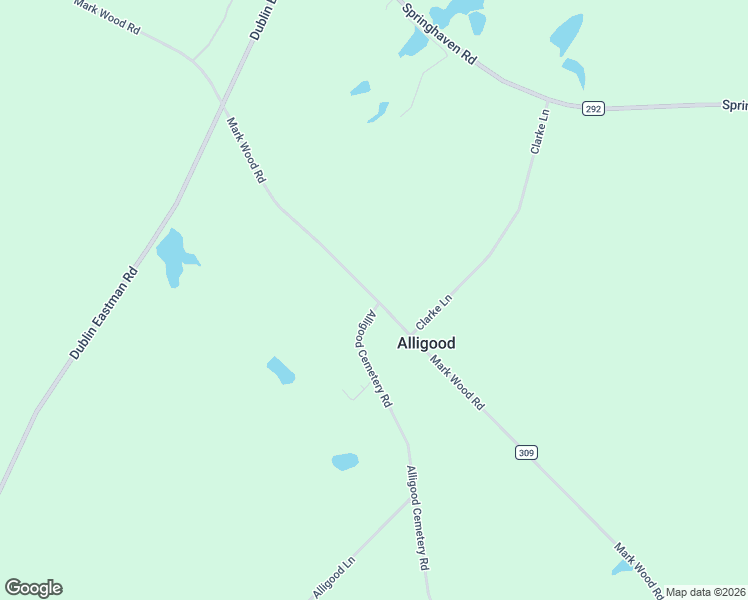 map of restaurants, bars, coffee shops, grocery stores, and more near 476-482 Alligood Cemetery Road in Dexter