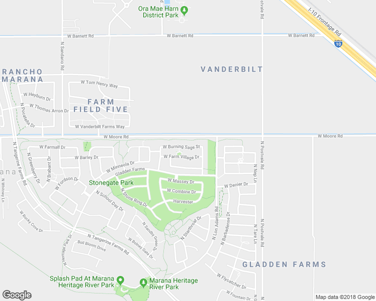 map of restaurants, bars, coffee shops, grocery stores, and more near 11315 West Burning Sage Street in Marana