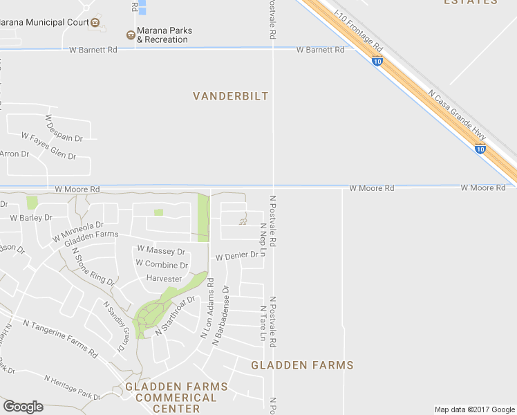 map of restaurants, bars, coffee shops, grocery stores, and more near 11036 West Golden Willow Drive in Marana