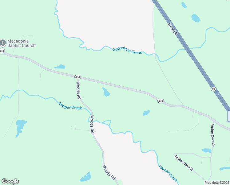 map of restaurants, bars, coffee shops, grocery stores, and more near 10819 Mississippi 494 in Meridian