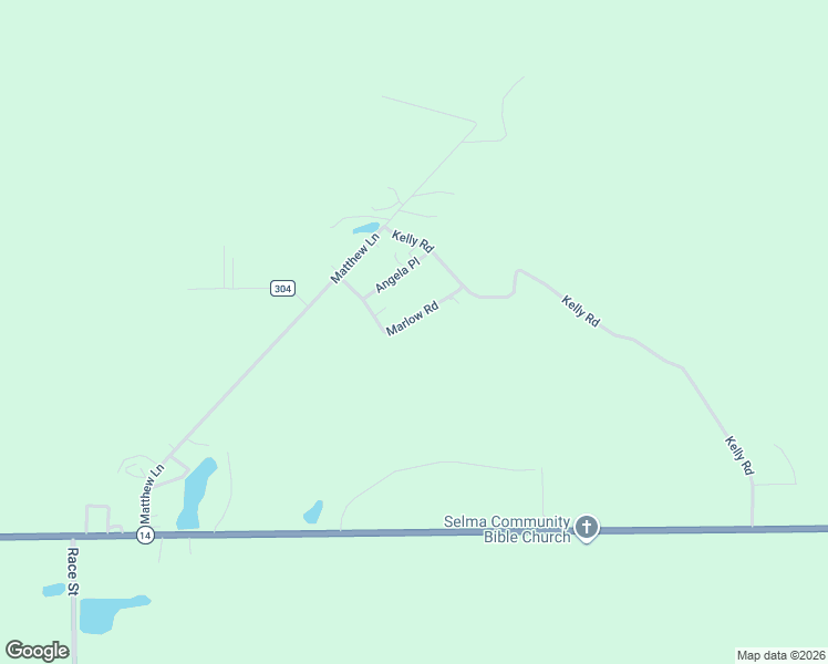 map of restaurants, bars, coffee shops, grocery stores, and more near 2604 Marlow Road in Selma