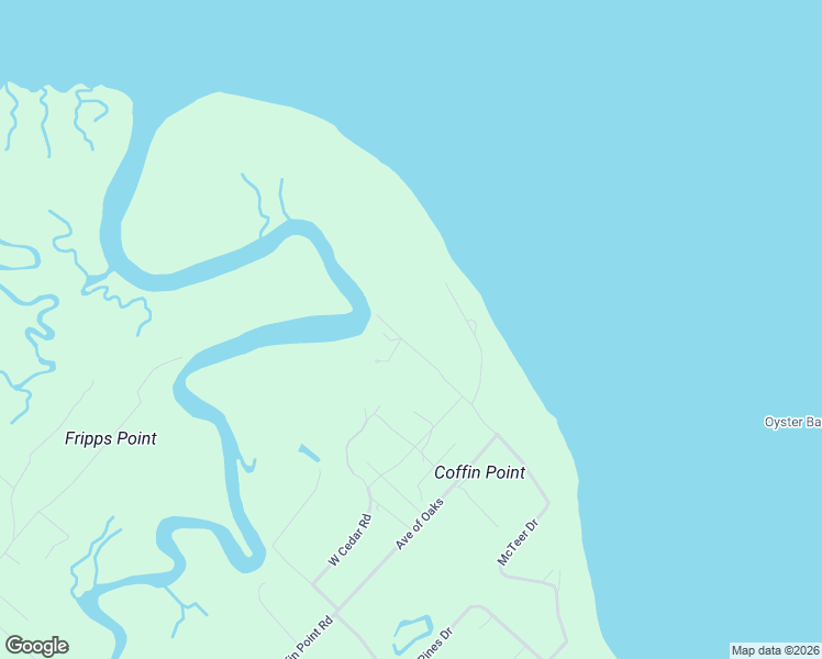 map of restaurants, bars, coffee shops, grocery stores, and more near 13 McTeer Drive in Saint Helena Island