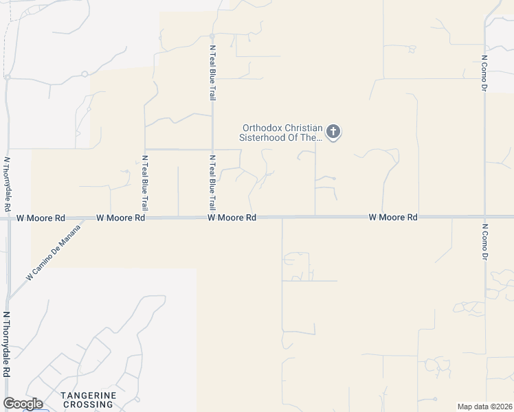map of restaurants, bars, coffee shops, grocery stores, and more near 12928 Rusty Iron Trail in Tucson