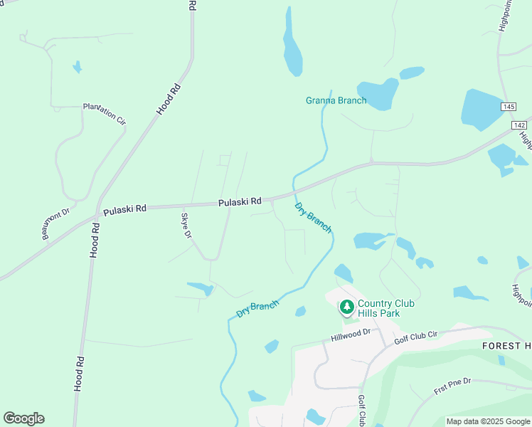 map of restaurants, bars, coffee shops, grocery stores, and more near 104 Ledbury Cove in Statesboro