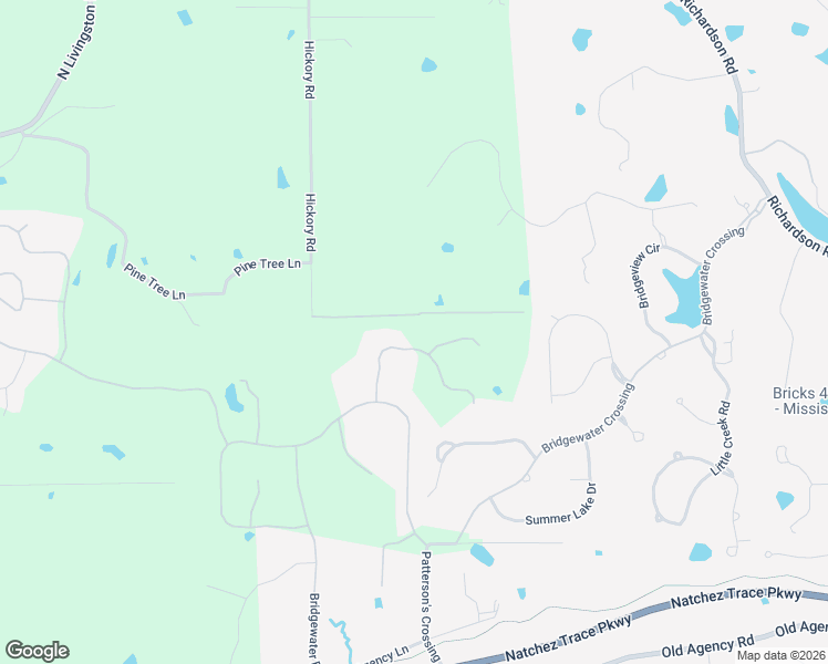 map of restaurants, bars, coffee shops, grocery stores, and more near 154 Aaron Lane in Ridgeland