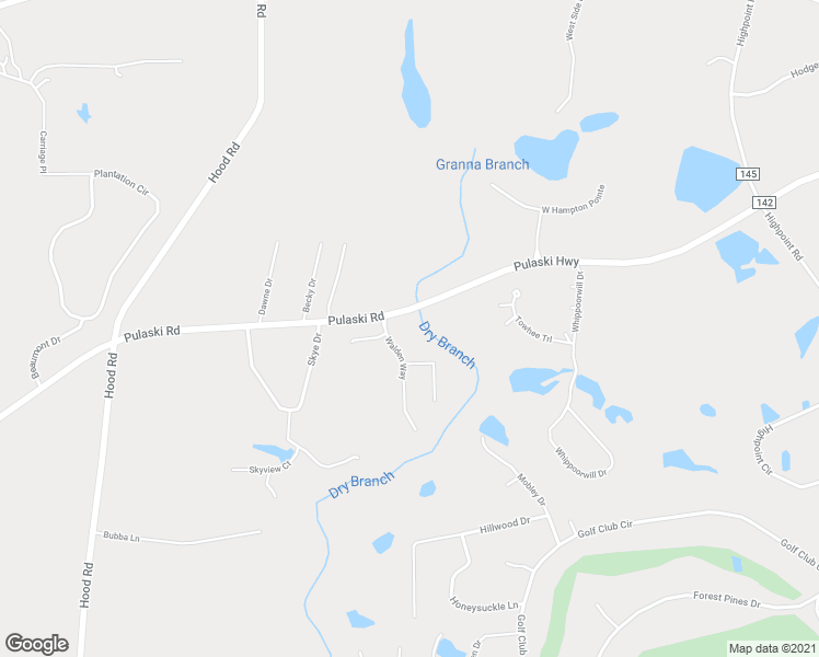 map of restaurants, bars, coffee shops, grocery stores, and more near 2402 Walden Way in Statesboro