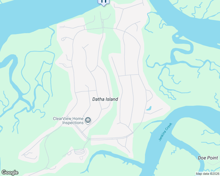 map of restaurants, bars, coffee shops, grocery stores, and more near 337 Westbrook Road in Saint Helena Island