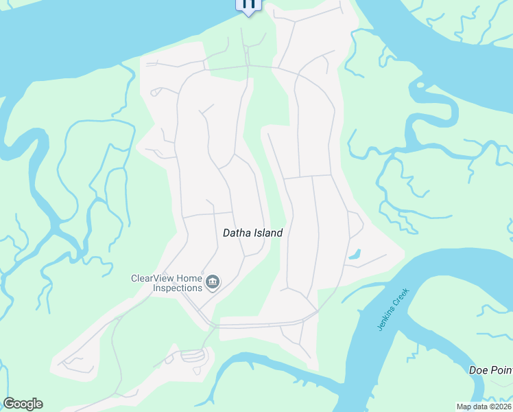 map of restaurants, bars, coffee shops, grocery stores, and more near 337 Westbrook Road in Saint Helena Island