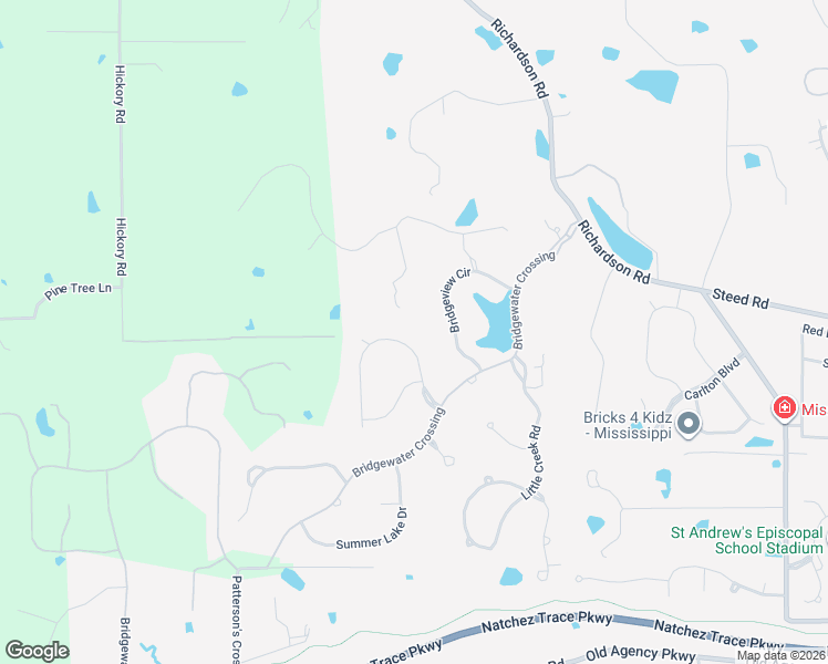 map of restaurants, bars, coffee shops, grocery stores, and more near 109 Cherry Laurel Circle in Ridgeland