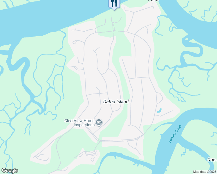 map of restaurants, bars, coffee shops, grocery stores, and more near 200 Locust Fence Road in Saint Helena Island