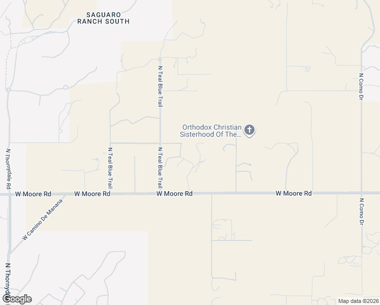 map of restaurants, bars, coffee shops, grocery stores, and more near 12928 Rusty Iron Trail in Tucson