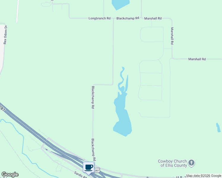 map of restaurants, bars, coffee shops, grocery stores, and more near 3650 Blackchamp Road in Midlothian