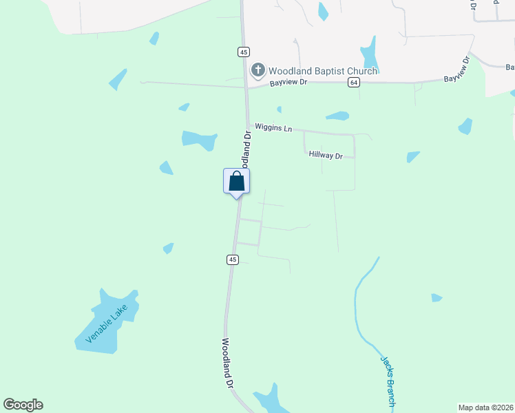 map of restaurants, bars, coffee shops, grocery stores, and more near 209 Woodland Drive in Phenix City