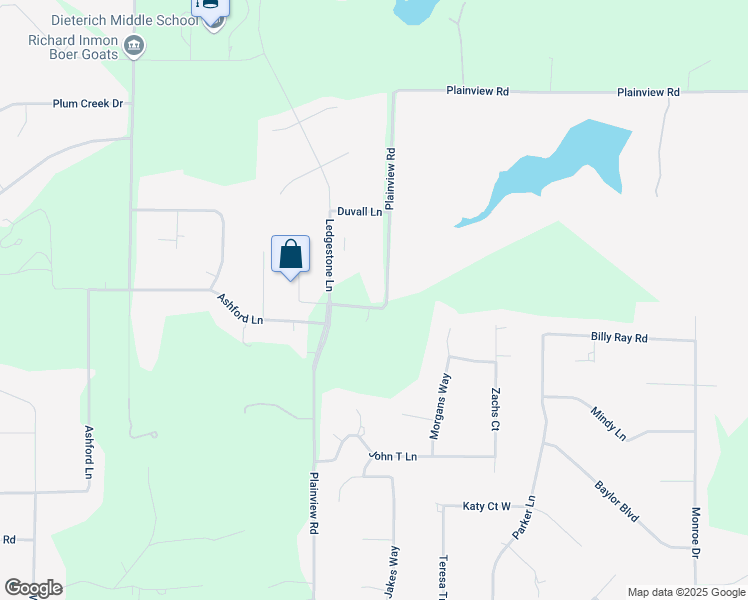 map of restaurants, bars, coffee shops, grocery stores, and more near 3861 Plainview Road in Midlothian