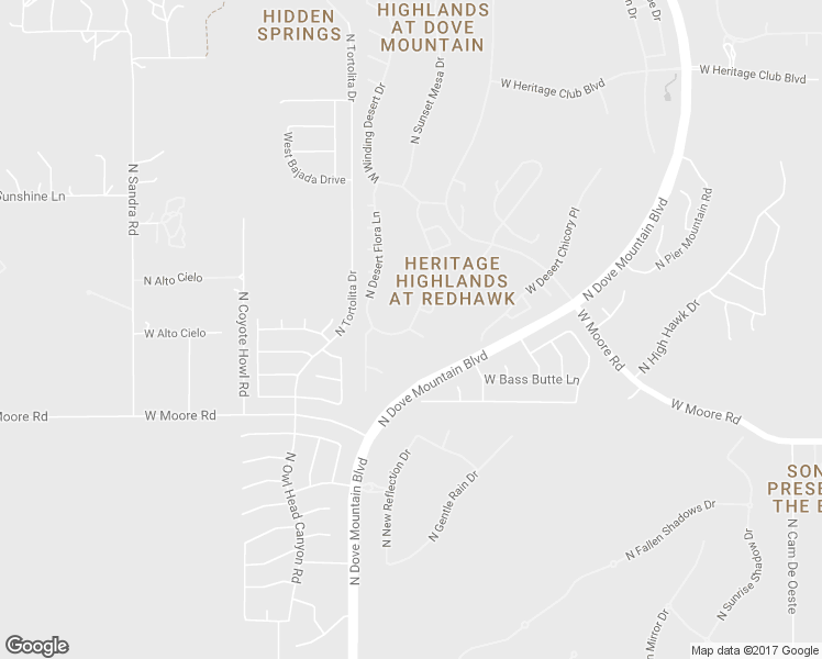 map of restaurants, bars, coffee shops, grocery stores, and more near 5296 Sunrise Canyon Place in Marana