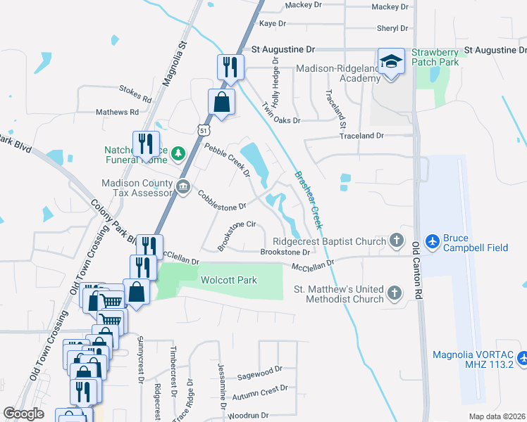 map of restaurants, bars, coffee shops, grocery stores, and more near 336 Pebble Creek Dr in Madison
